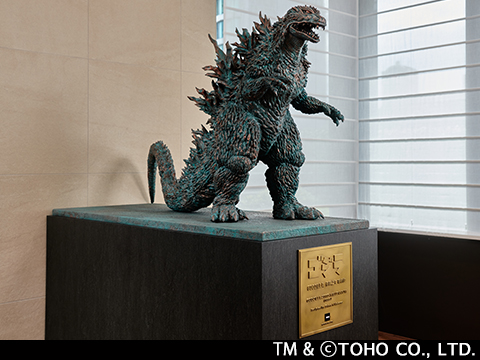 Millennium Godzilla statue